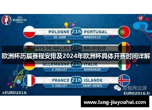 欧洲杯历届赛程安排及2024年欧洲杯具体开赛时间详解